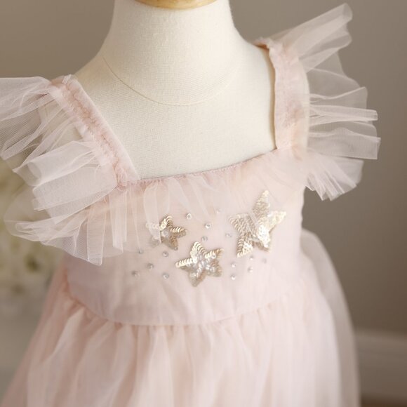 Tutu Du Monde Pink Bebe Tulle Romper Bubble Onsie Party Portrait Wedding NWT - Picture 2 of 9